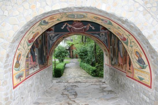 Kloster Alt-Agapia - Eingang zum Klostergelände
