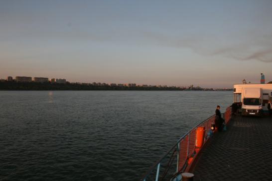 Urlaub in Rumänien: Donau bei Galati