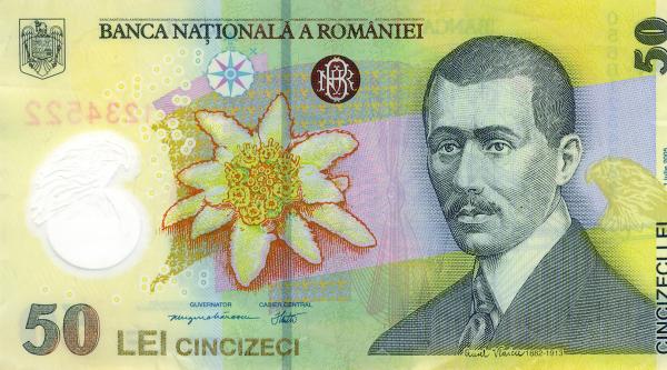 50 RON => ca. 12,50 €