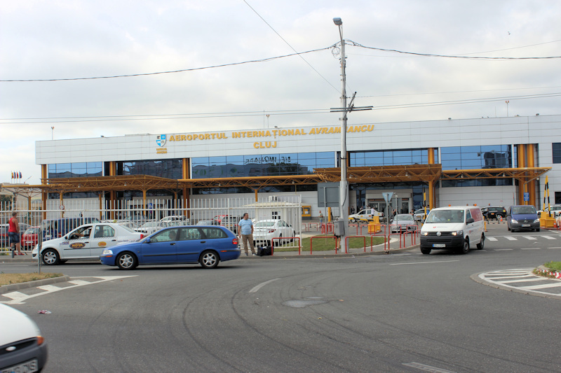 Der Flughafen in Cluj-Napoca (Klausenburg)