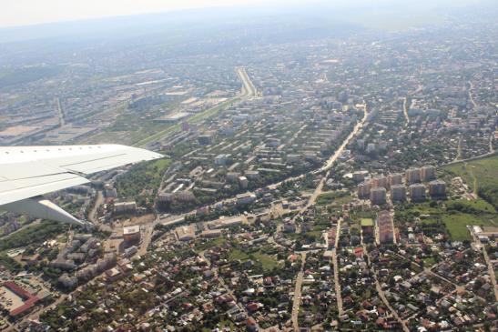 Blick auf Iasi in Rumänien