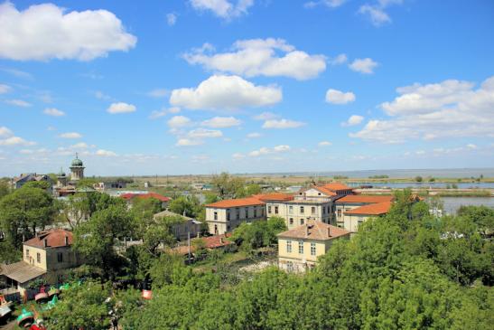 Urlaub in Sulina: Blick vom alten Leuchtturm auf Sulina