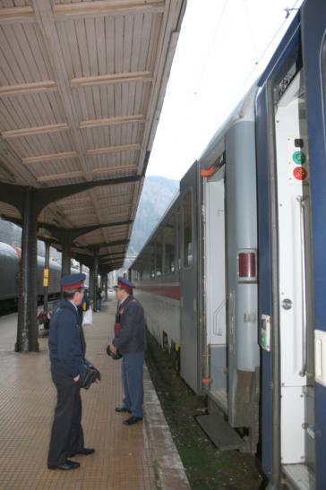 Urlaub in Rumänien: Gara (Bahnhof) in Sinaia