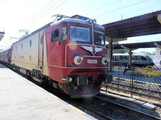 Mit der  Bahn durch Rumänien - der Bahnhof von Iasi 