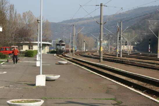 Mit der Bahn durch Rumänien: Bahnhof in Orsova