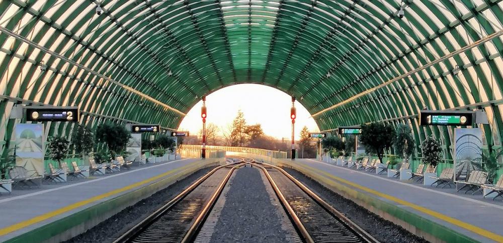 Foto: Der Bahnhof 