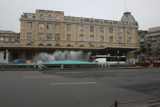 Mit der Bahn durch Rumänien: Bukarest Bahnhof Gara de Nord