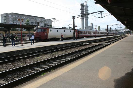 Mit der Bahn durch Rumänien: Bukarest Bahnhof Gara de Nord