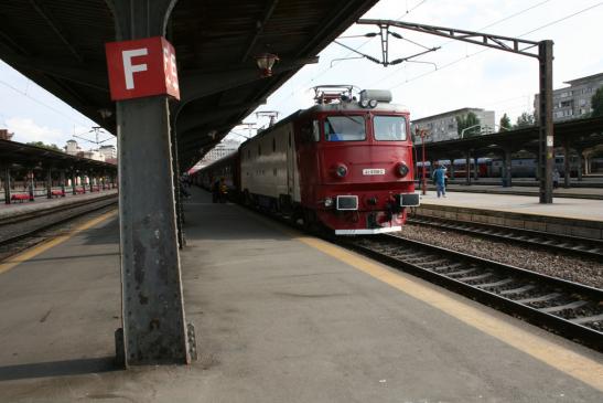 Mit der Bahn durch Rumänien: Bukarest Bahnhof Gara de Nord