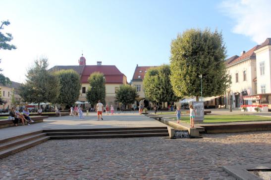 Im Zentrum vom Baia Mare - Piata Libertatii