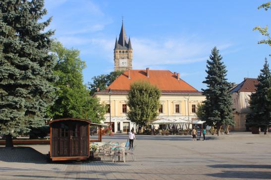 Im Zentrum vom Baia Mare - Piata Libertatii