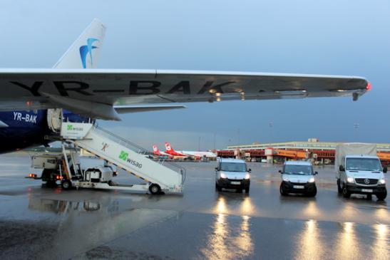 Blau Air in Berlin-Tegel