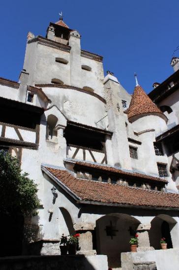 Urlaub in Bran (Törzburg): Im Innenhorf der Burg Bran