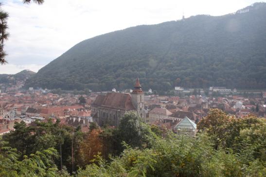 Urlaub in Rumänien: Blick auf Brasov