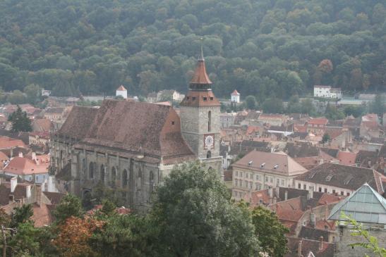 Urlaub in Rumänien: Blich auf die Schwarze Kirche