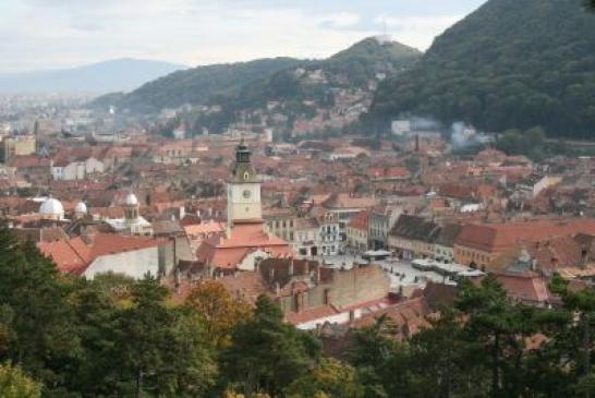 Urlaub in Braşov (Kronstadt): Blick auf Brasov (Kronstadt)