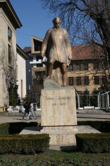 Urlaub in Rumänien - Brasov: Andrei Muresanu Denkmal