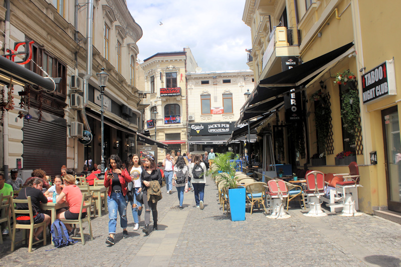 In der Altstadt (Lipscani) von Bukarest: Eindrücke vom Frühjahr 2017