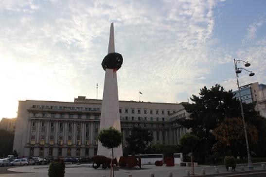 Auf der Calea Victorei in Bukarest