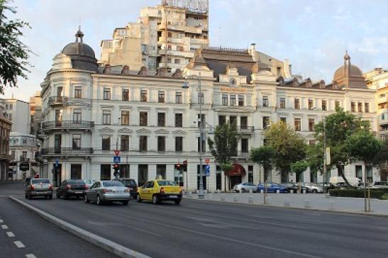 Auf der Calea Victorei in Bukarest