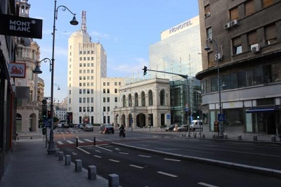 Auf der Calea Victorei in Bukarest