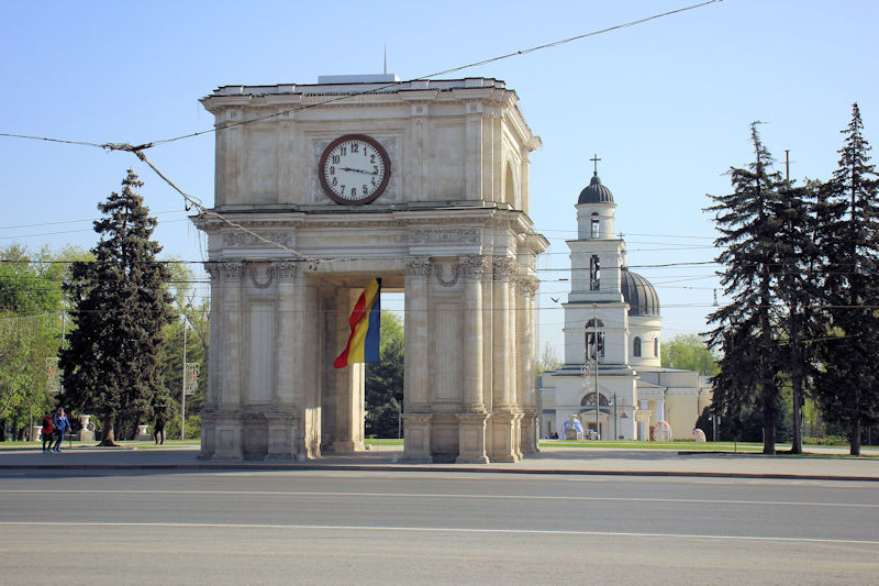 Chișinău - die Hauptstadt der Republik Moldau oder Republik Moldova  östlicher Nachbar Rumäniens