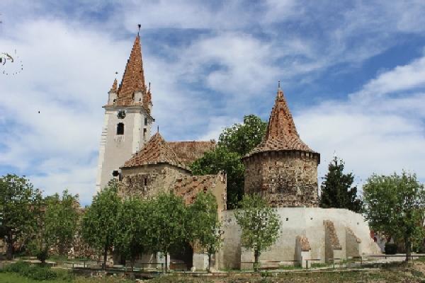 Besuch der Kirchenburg in Cristian (Grossau)