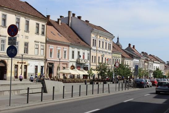 Im Stadtzentrum von Cluj Napoca (Klausenburg)