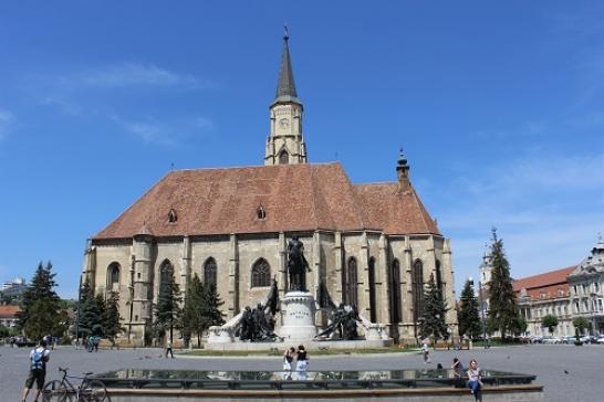 Cluj-Napoca - Die Michaelskirche im Zentrum