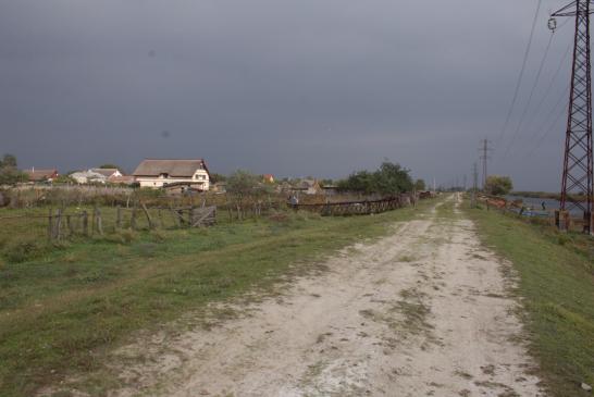 Im Donaudelta:  Blick auf Crisan