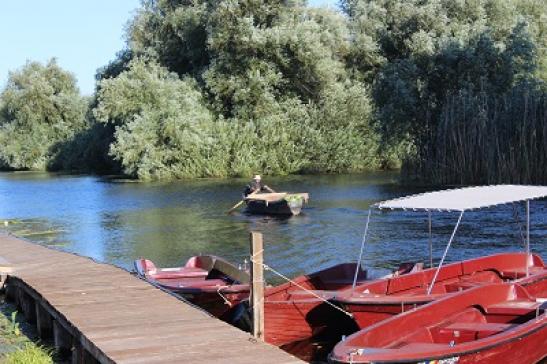 Wetter im Donaudelta: Im Donaudelta bei Crisan