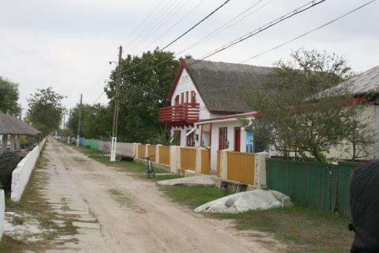 Im Donaudelta: In der Ortschaft Crisan