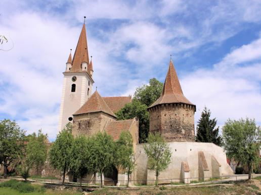 Die Kirchenburg in Christian (Grossau) bei Sibiu (Hermannstadt) in Siebenbürgen