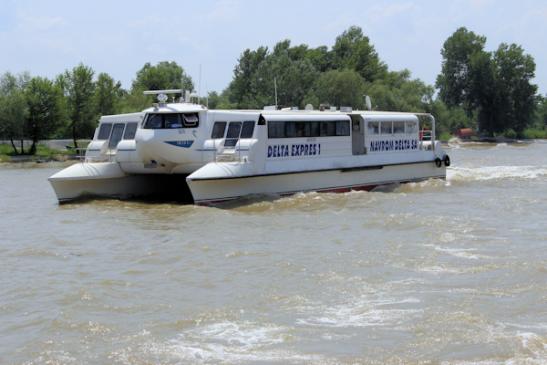 Aud der Donau in Richtung Schwarzes Meer