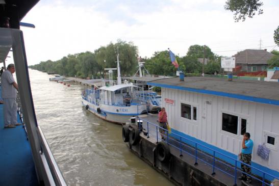 Urlaub im Donaudelta: Anlegestelle in Tulcea