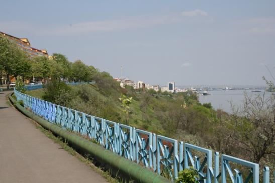 Urlaub in Galaţi: An der Uferpromenade von Galati