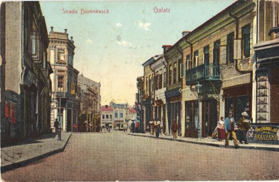 Urlaub in Galaţi: Alte Ansichtskarte von Galati um 1900