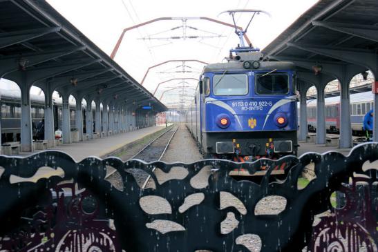 Der Hauptbahnhof  "Gara de Nord" in Bukarest