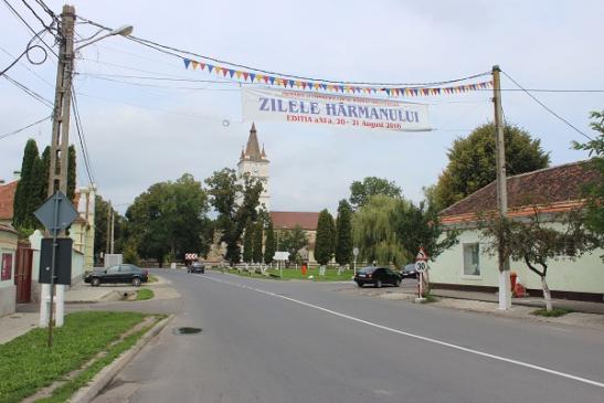 Hărman (Honigberg) - Blick auf die Kirchenburg