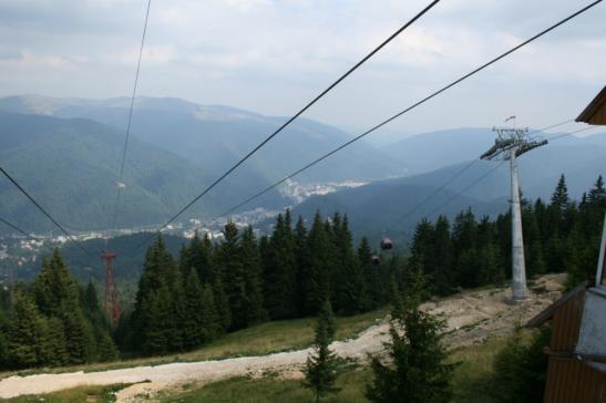 Urlaub in Rumänien: Blick auf Sinaia