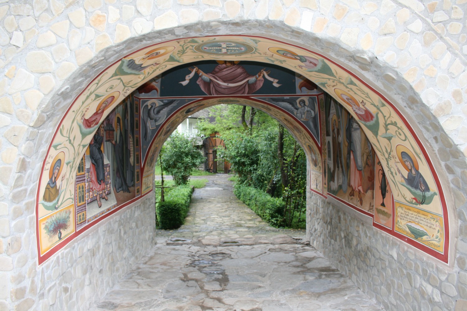 Kloster Alt-Agapia - Eingang zum Klostergelände