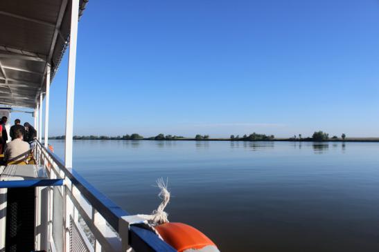 Urlaub in Sfantu Gheorghe - Foto: Auf der Donau bei Sfantu Gheorghe