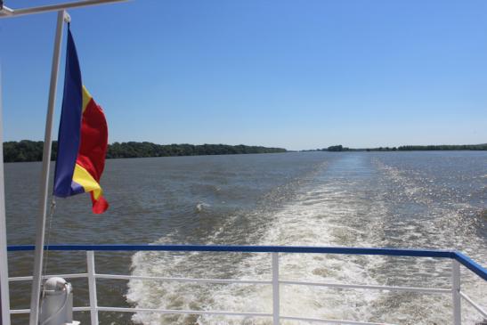 Urlaub in Sfantu Gheorghe - Foto: Auf der Donau bei Sfantu Gheorghe