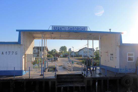 Urlaub in Sfantu Gheorghe - Foto: Die Anlegestelle in Sfantu Gheorghe