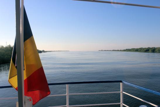 Urlaub in Sfantu Gheorghe - Foto: Auf der Donau bei Sfantu Gheorghe