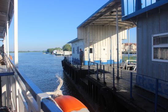 Urlaub in Sfantu Gheorghe - Foto: Die Anlegestelle in Sfantu Gheorghe