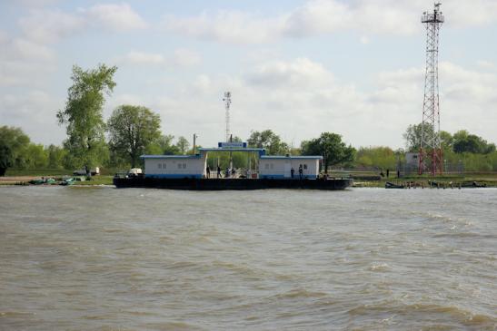 Anlegestelle in Periprava im Donaudelta