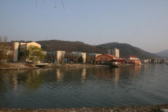 Urlaub in Orsova: Blick über die Donau auf Orsova