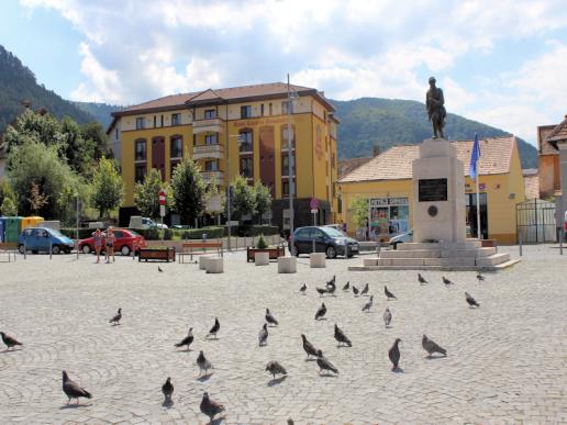 Urlaub in Rumänien - Urlaub in Brasov (Kronstadt) => Foto: blick auf den Piata Unirii in Brasov (Kronstadt)