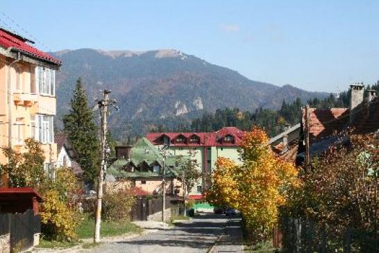 Blick von Predeal auf die Karpaten